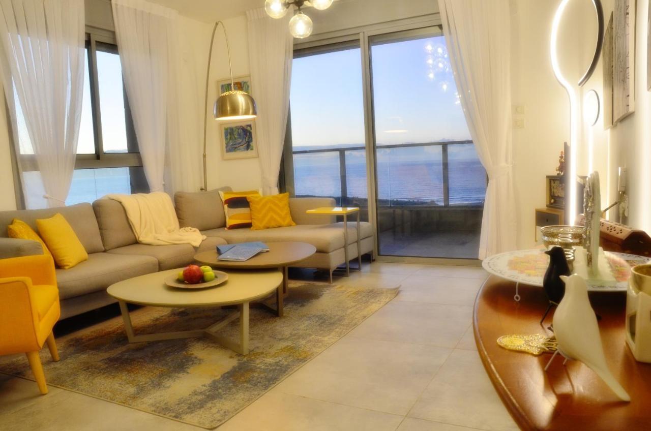 Amazing Sea View, Steps To Beach, Near Tel-Aviv Бат-Ям Экстерьер фото